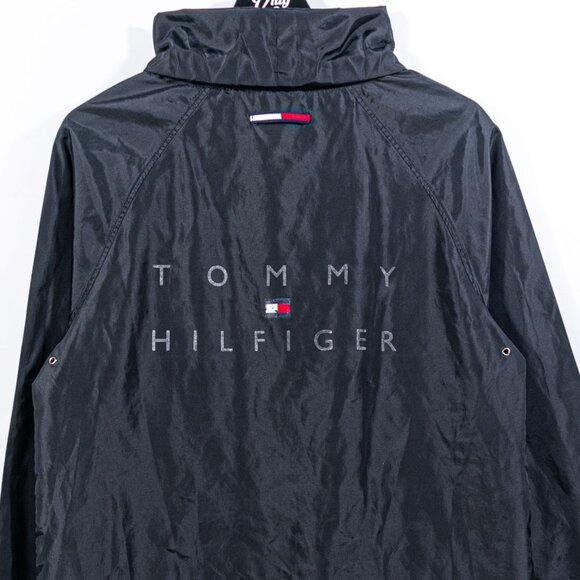 Tommy Hilfiger Flag Pullover Windbreaker Jacket Small VTG Y2K Streetwear Skater - Picture 11 of 16